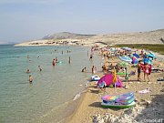 Beaches on the island of Pag